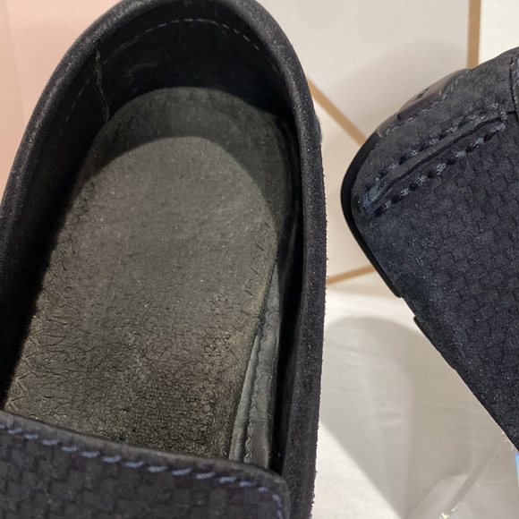 Louis Vuitton Classic Checked Navy Loafer US 8.5/ LV 7.5 Suede Moccasin … - Picture 2 of 11